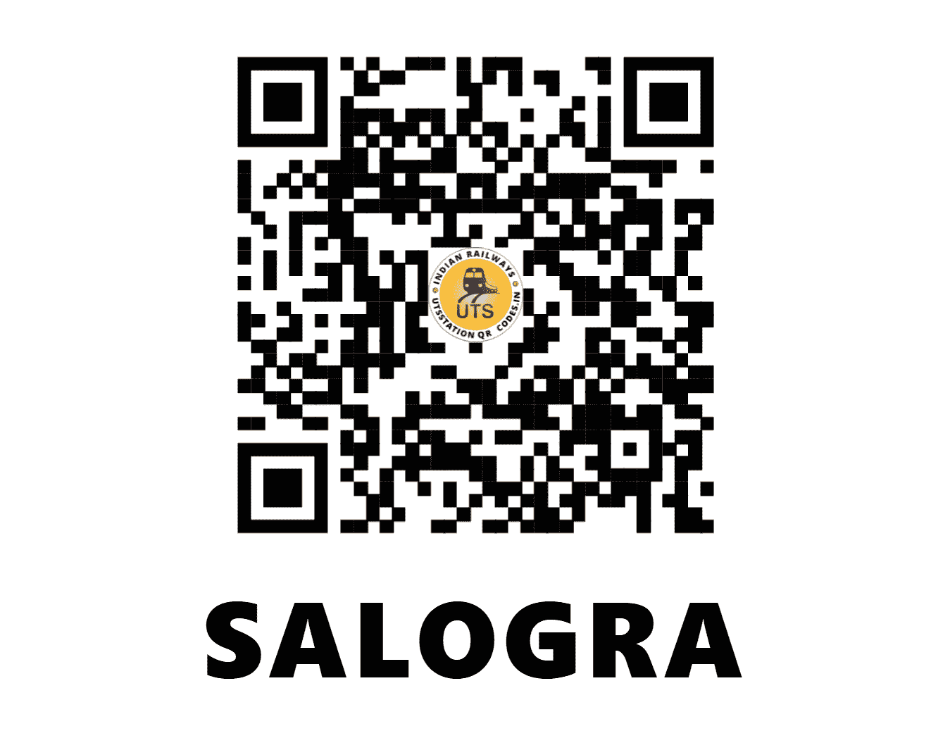 UTS QR Code for SALOGRA - SLR (NR - HIMACHAL PRADESH)